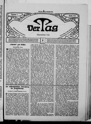 Der Tag vom 09.01.1914