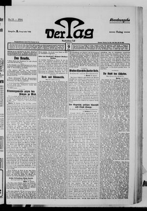 Der Tag vom 09.01.1914
