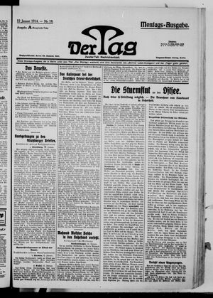 Der Tag vom 12.01.1914