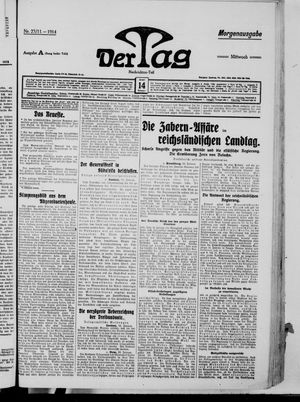 Der Tag vom 14.01.1914