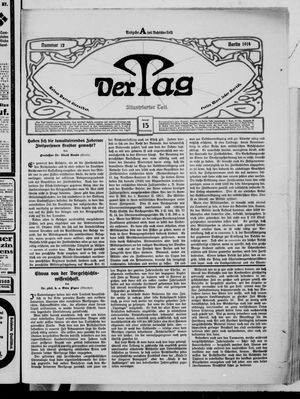 Der Tag vom 15.01.1914