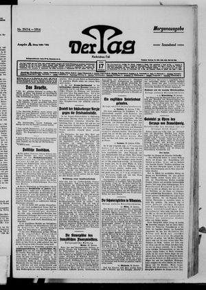 Der Tag vom 17.01.1914