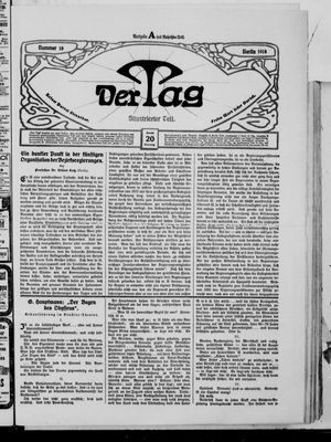 Der Tag vom 20.01.1914