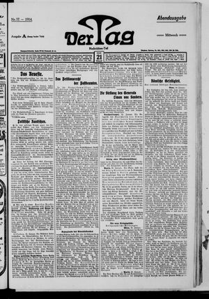 Der Tag vom 21.01.1914