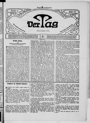 Der Tag vom 21.01.1914