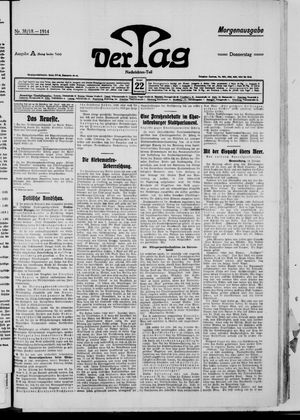 Der Tag vom 22.01.1914