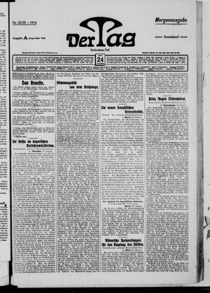 Der Tag vom 24.01.1914