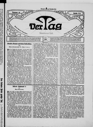 Der Tag vom 24.01.1914
