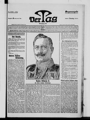 Der Tag vom 27.01.1914