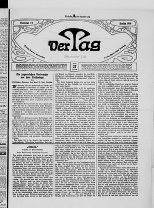 Der Tag vom 27.01.1914