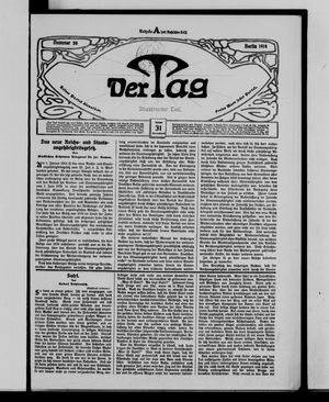 Der Tag vom 31.01.1914