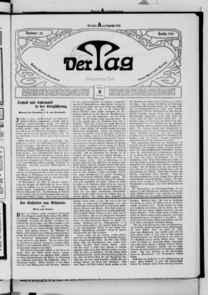 Der Tag vom 08.02.1914