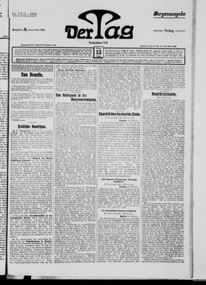 Der Tag vom 13.02.1914