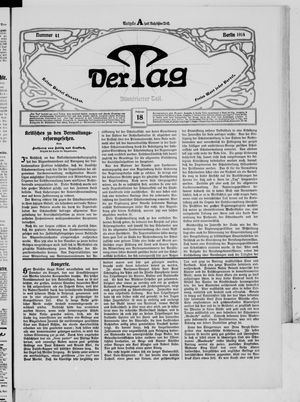 Der Tag vom 18.02.1914