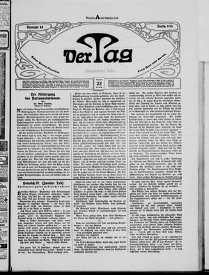 Der Tag vom 22.02.1914