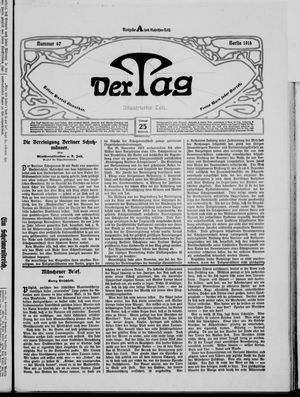 Der Tag vom 25.02.1914