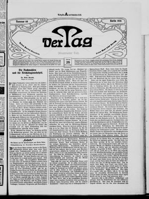 Der Tag vom 26.02.1914