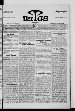 Der Tag vom 27.02.1914