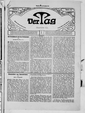 Der Tag vom 01.03.1914