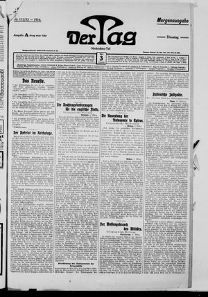 Der Tag vom 03.03.1914