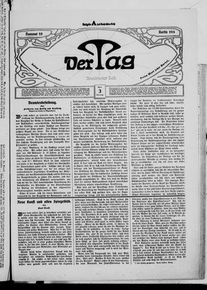 Der Tag vom 03.03.1914