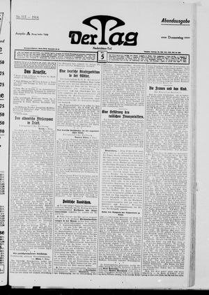 Der Tag vom 05.03.1914