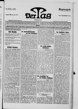 Der Tag vom 07.03.1914