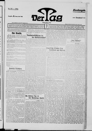 Der Tag vom 07.03.1914