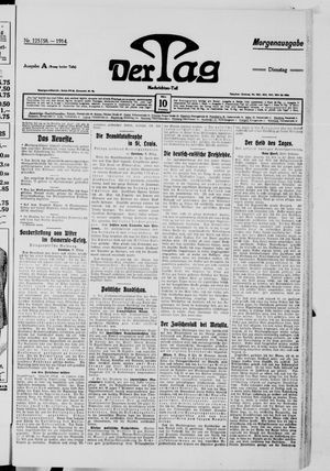 Der Tag vom 10.03.1914