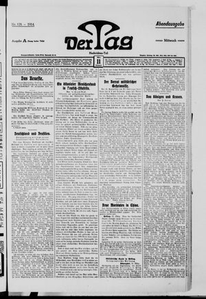 Der Tag vom 11.03.1914