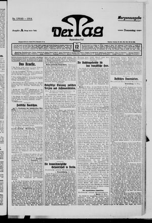 Der Tag vom 12.03.1914