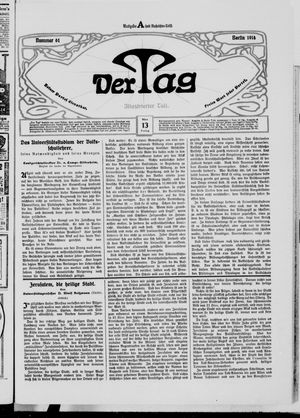 Der Tag vom 13.03.1914