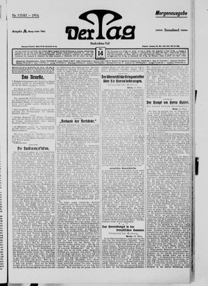 Der Tag vom 14.03.1914