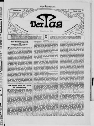 Der Tag vom 14.03.1914