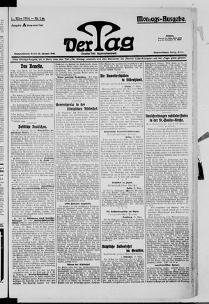 Der Tag vom 16.03.1914