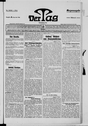 Der Tag vom 18.03.1914
