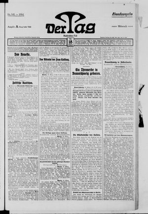Der Tag vom 18.03.1914