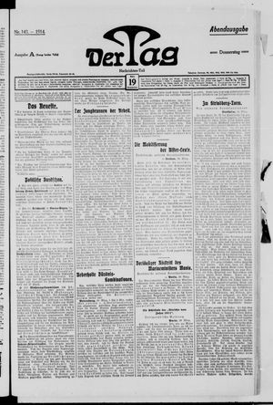Der Tag vom 19.03.1914