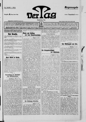 Der Tag vom 21.03.1914