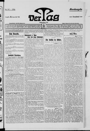 Der Tag vom 21.03.1914