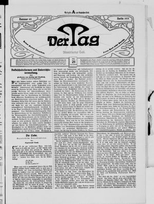 Der Tag vom 21.03.1914