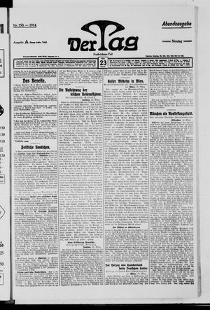 Der Tag vom 23.03.1914