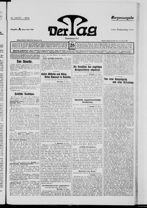 Der Tag vom 26.03.1914