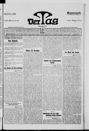 Der Tag vom 27.03.1914