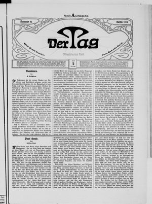 Der Tag vom 05.04.1914