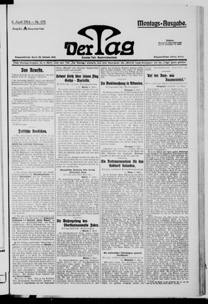 Der Tag vom 06.04.1914
