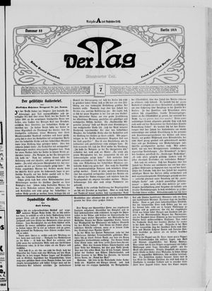 Der Tag vom 07.04.1914