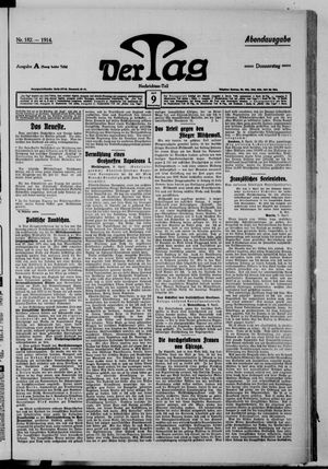 Der Tag vom 09.04.1914