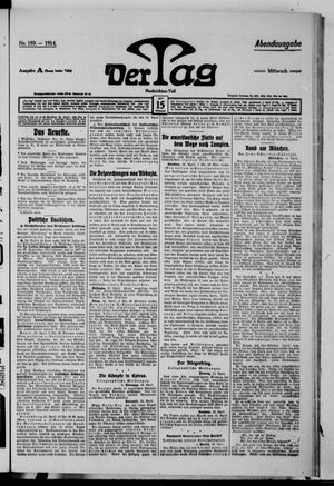 Der Tag vom 15.04.1914