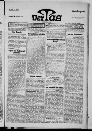 Der Tag vom 16.04.1914